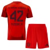 Maglia ufficiale FC Bayern Monaco Jamal Musiala 42 Casa 2024-25 per Bambino